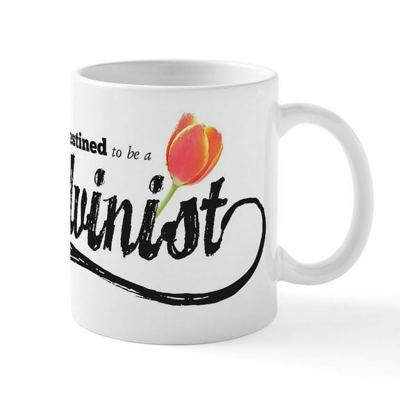 CafePress - Predestined To Be A Calvinist Mug - 11 oz Ceramic Mug - Novelty Coffee Tea Cup