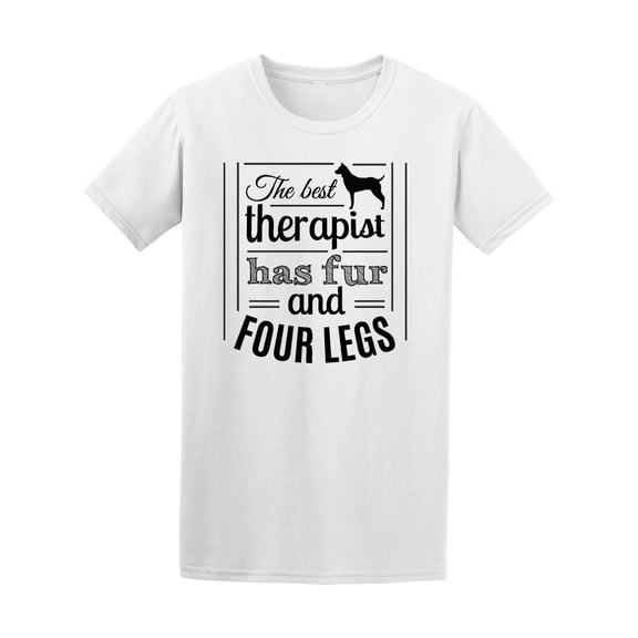 Best Therapist Has Fur & 4 Legs Tee Men's -Image by Shutterstock
