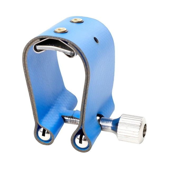 Greeniant Clip de sujeción para saxofón, abrazaderas flexibles profesionales de acero inoxidable, accesorios para pastilla de saxofón, Clip Accesorios para instrumentos musicales Azul