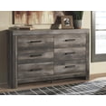 thumbnail image 2 of Bowery Hill 6 Drawer Double Dresser in Gray, 2 of 4
