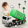 thumbnail image 4 of POINTERTECK Simulation Garbage Truck Sanitation Truck Toy Model Abs Children‘S Toy, 4 of 13
