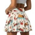 thumbnail image 4 of HELLHERO Otter Crab Pattern Tennis Skirt, Built-in Shorts Soft Golf Skorts 2 Side Pockets Athletic Skort for Jogging Yoga, 4 of 9
