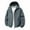 Gray, variant on Goodtrade8 Windproof Womens Jackets and Coats Plus Size Solid Color Zip up Long Sleeve Hooded Casual Womens Tops for Winter,Sizes S-XXXXL