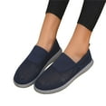 thumbnail image 3 of Sngxgn Women's Casual Flats Shoes, Soft Comfortable Casual Ballet Shoes(Dark Blue,40), 3 of 8
