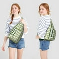 thumbnail image 3 of Cartoon Frog Sling Backpack - Whimsical Frog & Flower Print Design, Compact Lightweight Daypack for Cycling & Photography, 3 of 4
