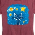 thumbnail image 3 of Pete The Cat - Imagination Space Dream - Women's Short Sleeve Graphic T-Shirt, 3 of 6