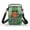 Dog and Floral Pattern Design, variant on HELLHERO Crossbody Sling Bag for Men, Women Outdoor TravelPiano and Guitar Patterns Crossbody Small Bags Double Zipper