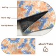thumbnail image 6 of 8'x10' Area Rugs, Orange Blue Indoor Outdoor Area Rug for Living Room Bedroom, Modern Tie Dyeing Contemporary Abstract Art Washable Bathroom Rugs Kitchen Floor Carpet Mats Home Decor Aesthetic, 6 of 8