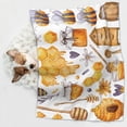 thumbnail image 6 of Pofeuu Honey Bee Set Print Puppy Blanket,Dog Blankets,Pet Blanket Cozy Cat Blankets for Indoor Cats, Fuzzy Pet Blanket for Kitten Doggy Dog Blankets-Small, 6 of 8