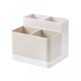 thumbnail image 1 of Desktop Storage Organizer Pencil Card Holder Box Container for Desk, Office Supplies, Vanity Table（apricot）, 1 of 3