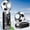 Black, variant on Portable Handheld Turbo Fan with Ice Cooling, 5-Speed 4-Mode LED 180? Foldable,Football Fans with Air Turbo Tech Cooling Fan for Outdoor, Travel, Beach and Soccer Match (White)