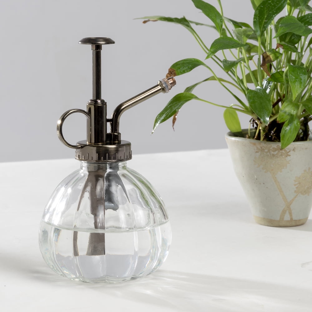 K-Cliffs Vintage Clear Glass Plant Mister, 4.5" L x 3.5" W x 6.3" H, 1 Piece, 1 Pack