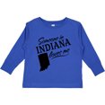 thumbnail image 3 of Inktastic Someone in Indiana Loves Me Boys or Girls Long Sleeve Toddler T-Shirt, 3 of 5