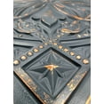 thumbnail image 2 of Drop-In, Glue-Up 2'x2' Faux Tin PVC Ceiling Tile , Smoked Copper, Pack of 10, 2 of 3