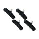 thumbnail image 5 of 4 pastillas de freno resistentes para bicicleta, repuesto de aleación de aluminio. V tipo negro, 5 of 9