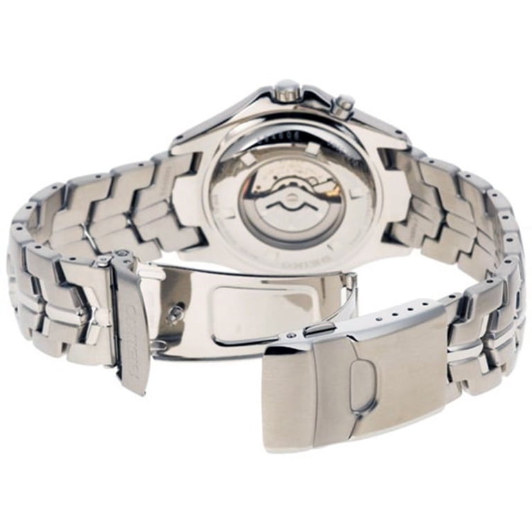 SKA401 Men's Kinetic Silver Dial Stainless Steel Watch - Walmart.com
