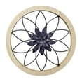 thumbnail image 1 of Art Mural Rond de Ferme avec Fleurs en Métal pour Décoration Intérieure, 1 of 3