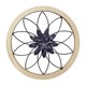 thumbnail image 1 of Cuadro redondo de madera y metal para decorar paredes de granjas, salones, dormitorios, cocinas, baños y comedores., 1 of 2