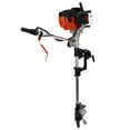 Miumaeov Outboard Motor with Air Cooling 2Stroke 52cc 2.5 HP Outboard Motor Gasoline Fishing