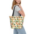 thumbnail image 2 of Salouo Lemon Fruits Vegetables for Shoppers Tote for Women Foldable Handbags with Big Capacity Casual One-Shoulder Shopping Bag Hobo Bags Fit for Office/Shopping/Park, 2 of 6