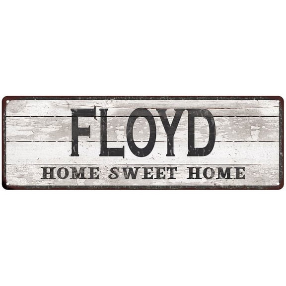 FLOYD Home Sweet Home Country Look 6x18 Metal Sign 106180045245