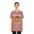thumbnail image 4 of Pinch Me Dare - Funny Irish Leprechaun St Patricks Day Short Sleeve Tee - Funny Saint Patricks Day Shirt, 4 of 10