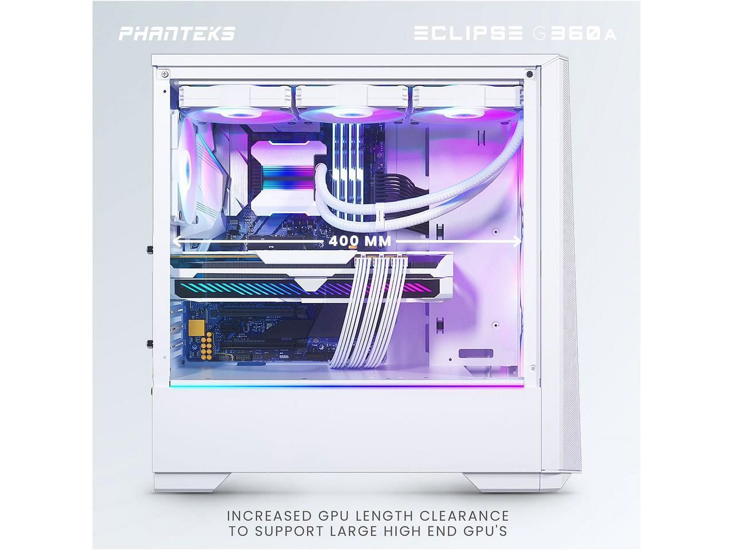 Phanteks Eclipse G360A Noir Noir - Boîtier PC Phanteks