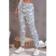 thumbnail image 3 of ABPHQTO Pantalones deportivos casuales de camuflaje gris para mujer, 3 of 5