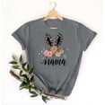 thumbnail image 2 of VBTAPA Happy Easter Shirt for Women Cute Tops Short Sleeve Bunny Eggs Print T-shirt Summer Casual Workout Graphic Tees Flash Sales Gray XL, 2 of 6