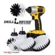 thumbnail image 1 of Kit de limpieza de alta presión para cepillos de taladro 6Pcs - Accesorios para limpieza de lecha, azulejos y baño para taladro, amarillo, 1 of 3