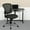 Dark Gray, variant on Emma + Oliver Mid-Back White Mesh Swivel Task Office Chair with Chrome Base and Arms