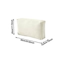 thumbnail image 3 of FEISHENTT Couch Back Cushion Pillows for Replacement Sofa Back Support Pillow with Removable Velvet Cover Daybed Reading Pillows Lumbar Support Pillow Waist Cushion, 3 of 6