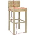 thumbnail image 7 of Safavieh Cypress 29.5" Mango Wood Bar Stool in Beige, 7 of 7