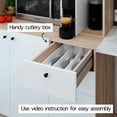 thumbnail image 3 of Living Skog 71 in. Pantry Kitchen Storage Cabinet Large Height 71 in. Length 37 in. Width 19 in., Black Brown, 3 of 5