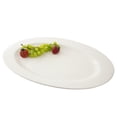 thumbnail image 2 of 10 Strawberry Street Whittier 22" x 15.125" Oval Platters, Set of 2, White, 2 of 5