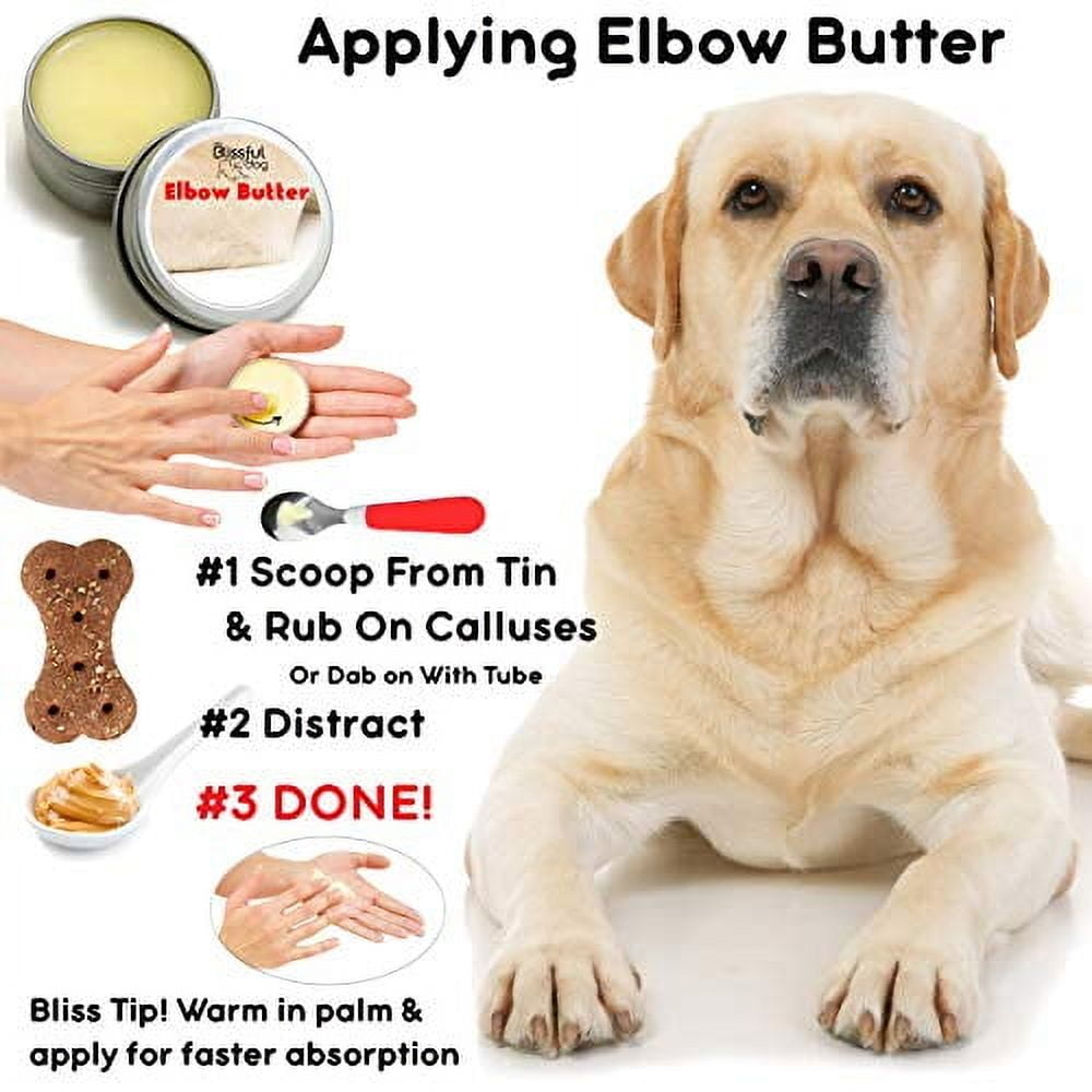 The Blissful Dog Elbow Butter Moisturizes Your Dog's Elbow