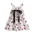 thumbnail image 2 of Summer Baby Girl Kids Sleeveless Printing Pattern Cotton Princess Tutu Dress, Wedding Christening Gown Dress, 2 of 2