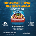 thumbnail image 5 of (4 pack) Wild Planet Wild Tuna & Red Bean Salad with Veggies, Ready to Eat, 5.6 oz Can, 5 of 12