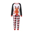 thumbnail image 2 of Qiylii Christmas Family Matching Outfit, Printing Long Sleeve Sleepwear, 2 of 9