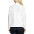 thumbnail image 4 of Doublju Women's Casual Long Sleeves Asymmetrical Stretch Open Front Blazer Jacket with Plus Size, 4 of 4