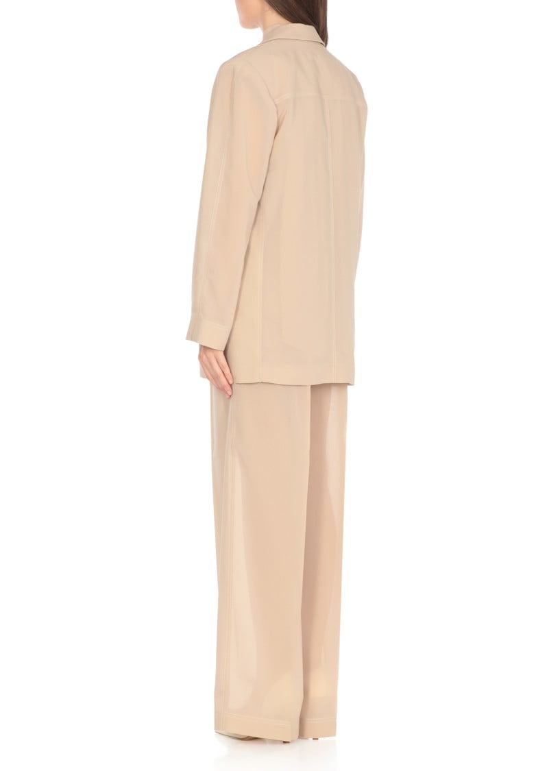 アウターその他 PHILOSOPHY DI LORENZO SERAFINI Woman Blazer Beige 05030726 Philosophy Di Lorenzo Serafini Beige Cotton Blend Blazer