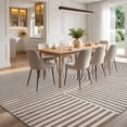thumbnail image 2 of VUNATE 9'x12' Area Rugs for Living Room Jacquard Textured Modern Rugs Soft Geometric Rug for Bedroom Mid Century Washable Rug Non-Slip Bohemian Carpet Perfect for Dining Room Office, 2 of 6