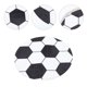 thumbnail image 2 of GOOHOCHY Patrón de fútbol alfombra de diseño redondo alfombrilla de silla de computadora colchón de colchón de tierra, 2 of 8
