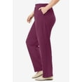 thumbnail image 6 of Woman Within Plus Size 7-Day Knit Ribbed Straight-Leg Pull-On Pants, 6 of 6