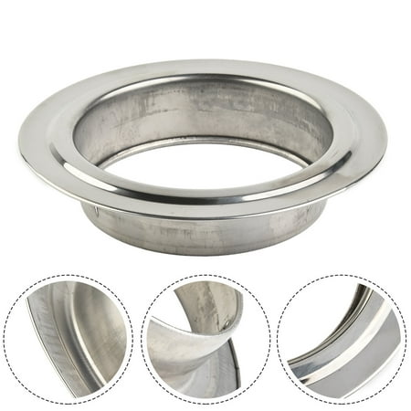 

GDHOME Pipe Cover Rosette Plate Hose Metal Flange / Collar Spigot Round Tube Trim