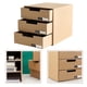 thumbnail image 2 of Caja de archivo de papel Cajón Organizador de archivos Organizador de documentos de escritorio Organizador de archivos Portadocumentos, 2 of 7