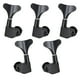 thumbnail image 2 of Piezas de Repuesto Sunnimix Piezas Bajas Sellado de la Cola del Pez Botón de Afinación Sintonizador de Clavija Negro 2L3R Afinadores de Bajo Machine Heads, 2 of 8