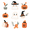 Orange Magical Halloween, variant on Yayeee Runner Rug for Bedroom 2'x6' Machine Washable Hallway Non Slip Mat, White Magical Halloween Girl
