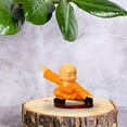 thumbnail image 5 of Gmogad Colorful Shaolin Monk Resin Figurines - Brazilian Wood Bonsai Decor for Home Office Car - Set of 4 Martial Arts Collectible Gift Statues, 5 of 6