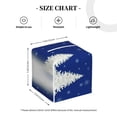 thumbnail image 4 of Kdxio Christmas Fir Tree Print Tissue Box Cover,Square Decorative PU Leather Facial Paper Case Organizer Holder Dispenser for Bathroom,Night Stands,Desk,Car 5.2''X5.2''X5.2'', 4 of 8